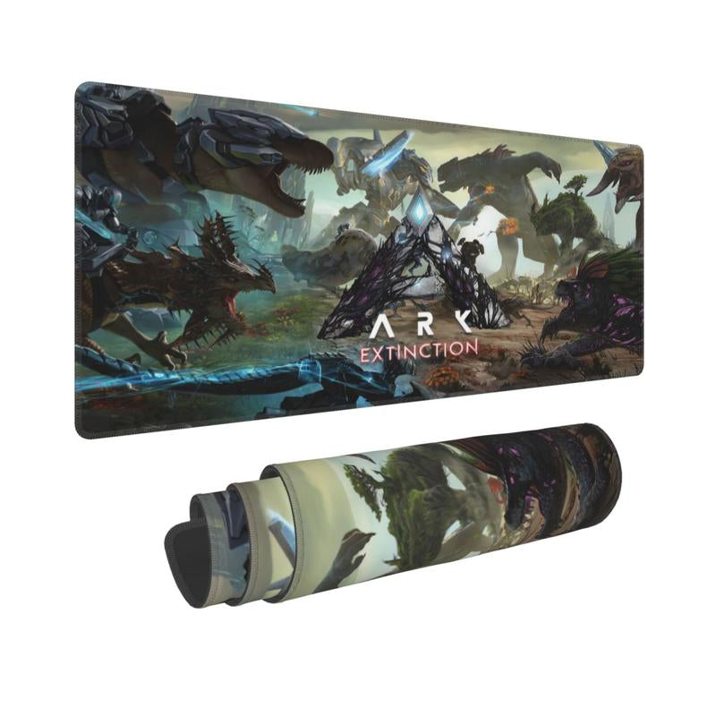 ARK Survival Evolved Gaming Mouse Pad 11.8X31.5 in β Large Extended Desk Mat for Keyboard & Mouse, Non-Slip Rubber Base1