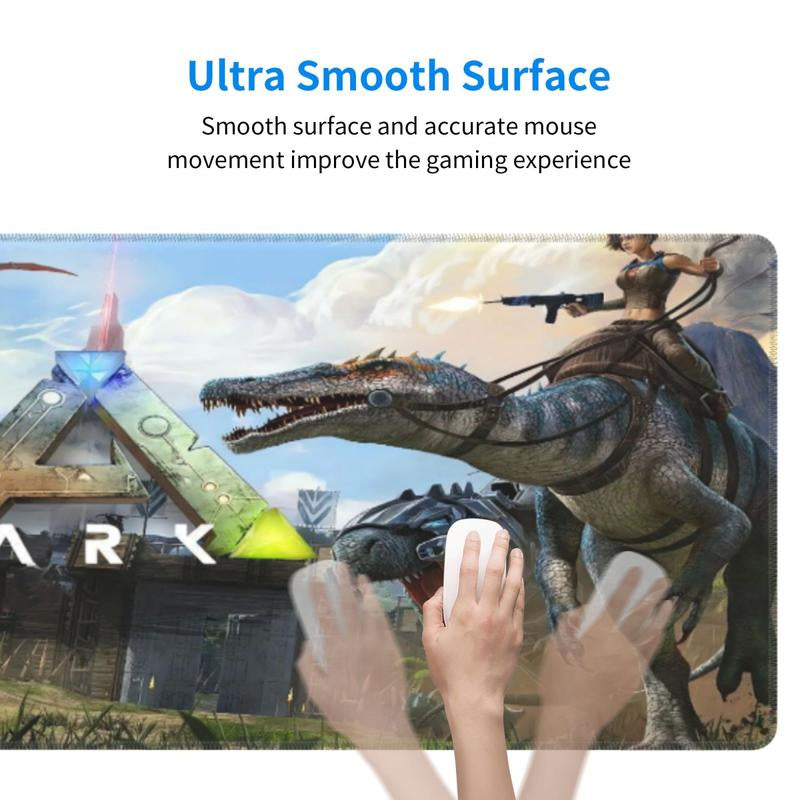 ARK Survival Evolved Gaming Mouse Pad 11.8X31.5 in – Large Extended Desk Mat for Keyboard & Mouse, Non-Slip Rubber Base1