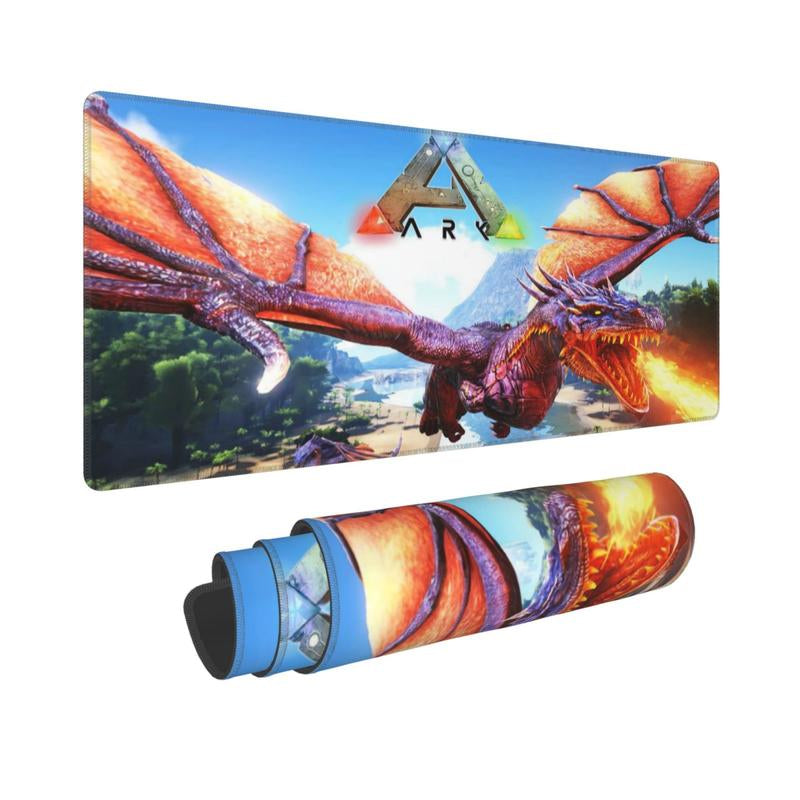 ARK Survival Evolved Gaming Mouse Pad 11.8X31.5 in – Large Extended Desk Mat for Keyboard & Mouse, Non-Slip Rubber Base1