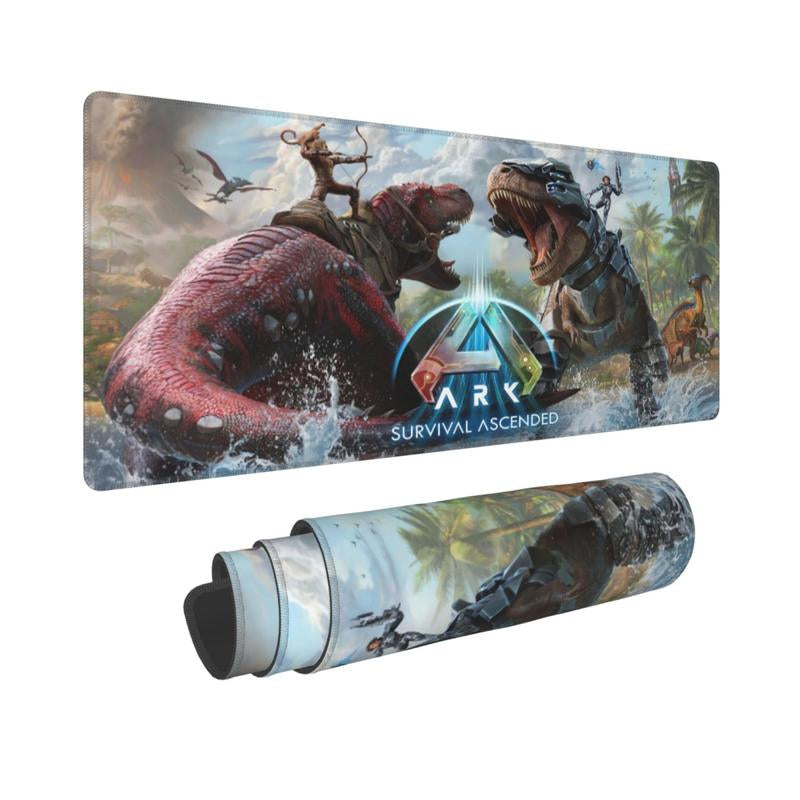 ARK Survival Evolved Gaming Mouse Pad 11.8X31.5 in – Large Extended Desk Mat for Keyboard & Mouse, Non-Slip Rubber Base1