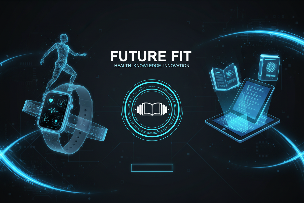 Cyber Blue and Charcoal Black Homepage Banner