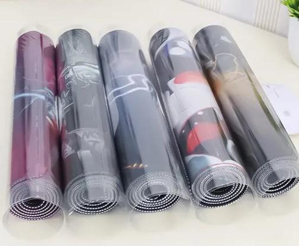 XL Gaming Mouse Pad Jujutsu Kaisen Yuji Red, 27.56" X 11.81" Anti-Slip, Tight Seam, Printed Cloth Fabric Front, Natural Rubber Back.