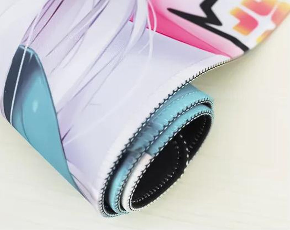 XL Gaming Mouse Pad Jujutsu Kaisen Gojo X Geto, 27.56" X 11.81" Anti-Slip, Tight Seam, Printed Cloth Fabric Front, Natural Rubber Back.