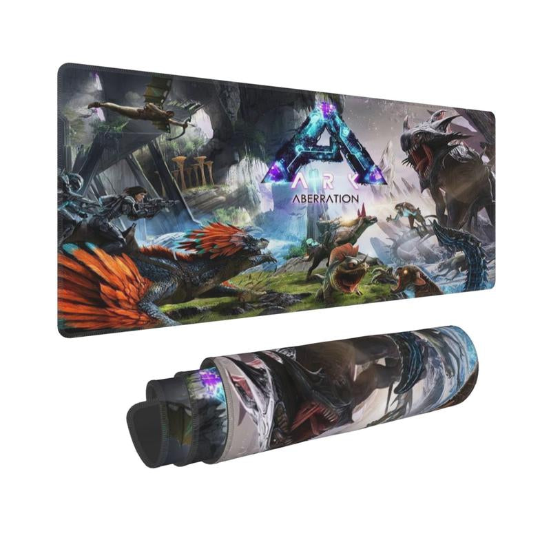 ARK Survival Evolved Gaming Mouse Pad 11.8X31.5 in – Large Extended Desk Mat for Keyboard & Mouse, Non-Slip Rubber Base1